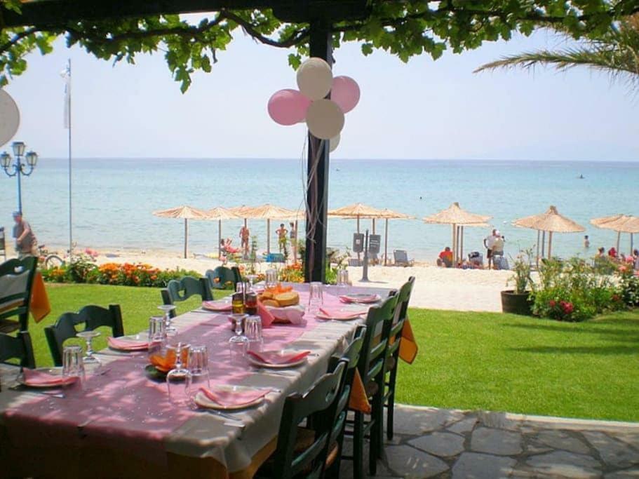 Seaside Beach House Siviri Extérieur photo